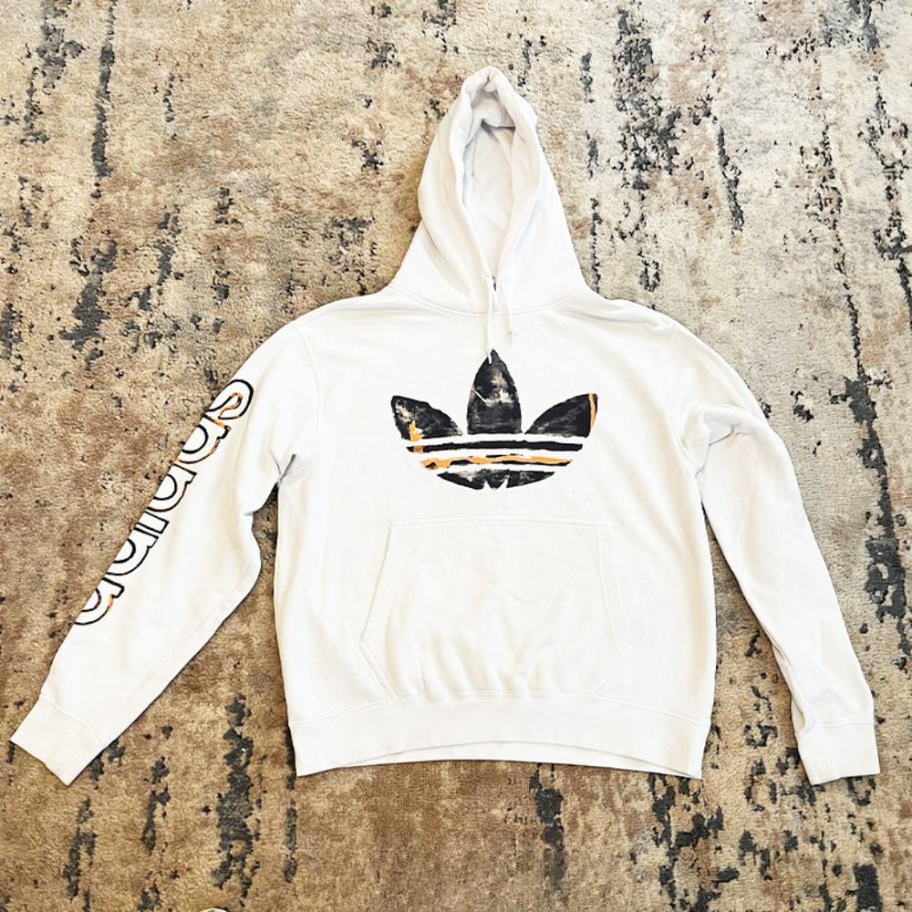 Mens Adidas Originals Water Color Hoodie Sweatshirt
